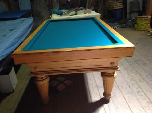 Billard d'occasion français de 2,20 m, style Louis XVI